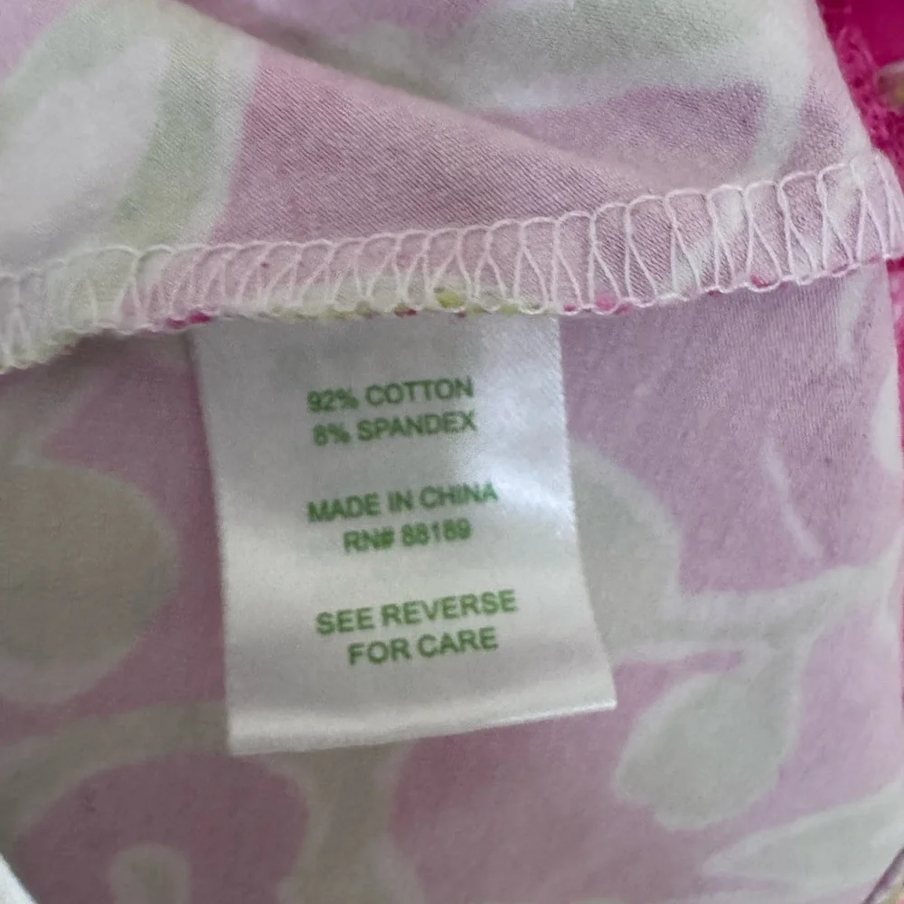 Lilly Pulitzer Petula Hotty Pink Bloomers Strapless Dress Size Medium - Picture 3 of 5